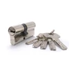 Kép 1/2 - SB zárbetét   30/30mm fúrásvédett 5 fúrt kulcs nikkel