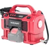Worcraft CAC-S20Li akkus kompresszor, 20 V, 160 Psi, 11 Bar, LED fény