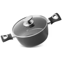 Fazék Magic Home Black Line, 20 cm, 2,2 l, fedővel