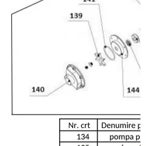 Motoros permetezőhöz szivattyú fedél