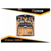 Csavarhúzó klt. 37 részes CV. falitartóval, vegyes Hoteche