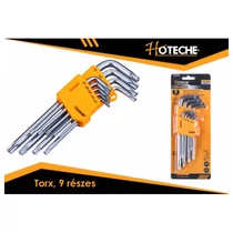 Imbuszkulcs klt 9r torx, hosszú, Tüv/Gs Hoteche