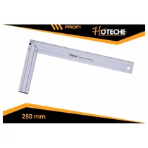 Derékszög 250mm alumínium, Profi Hoteche