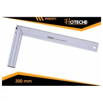 Derékszög 300mm alumínium, Profi Hoteche