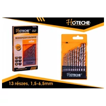 Fúró klt. 13 részes fém HSS-G köszörült, 1,5-6,5mm Hoteche