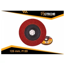 Csiszolótárcsa P120 125mm lamellás Hoteche