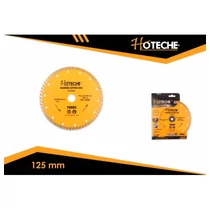 Gyémántkorong 125mm Turbo, barkács Hoteche