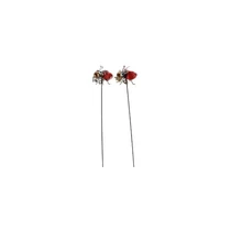 Chomik Dekor letűzhető fém katicabogarak 86cm