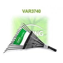 Varing 18 fogú acél rugós fűseprű keményfa nyéllel