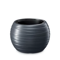 Prosperplast Virágkaspó Maze 419x375mm antracit
