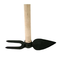 Kovácsoltvas villás-kapa 300g 120cm fa nyéllel