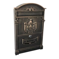 Postaláda ALU, antik bronz, 410x255x90 mm