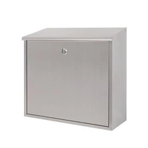 Postaláda FLATBOX 2, rozsdamentes acél, 360x360x100 mm