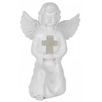 Solar lámpa, angyal, 15x12x22 cm, 1 LED