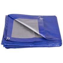 Takaróponyva 2x3m, 140 g/m2, kék/szürke