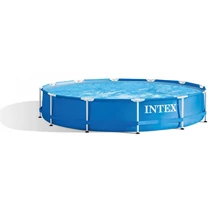 Intex kerek fémvázas medence szett, 366 x 76 cm, szűrővel, szivattyúval
