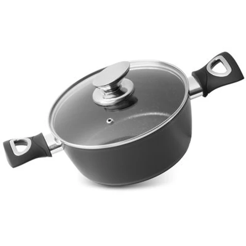 Fazék Magic Home Black Line, 20 cm, 2,2 l, fedővel