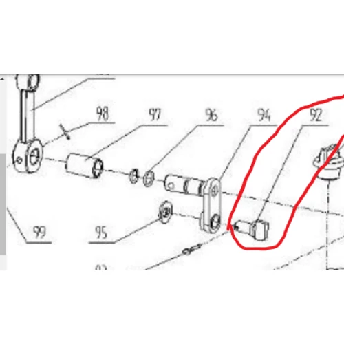 Fork gearshift