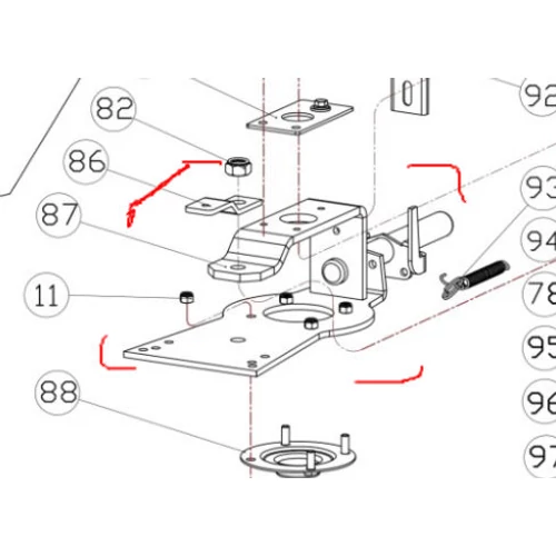Kaszatartó adapter 777k-87
