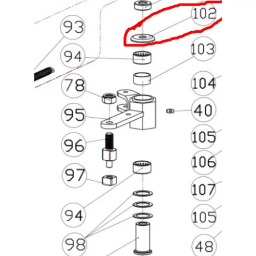 Csapágyvédő 777k-102