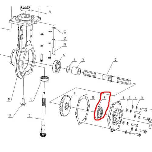 RURIS Csapágy 30305