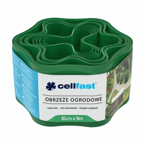 Cellfast Ágyásszegély 10cm x 9m zöld