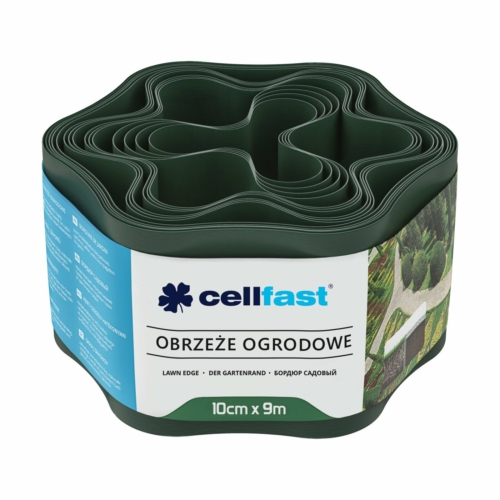 Cellfast Ágyásszegély 10cm x 9m sötétzöld
