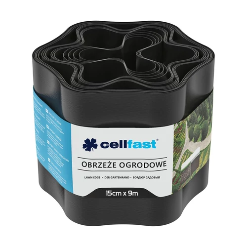 Cellfast Ágyásszegély 15cm x 9m fekete