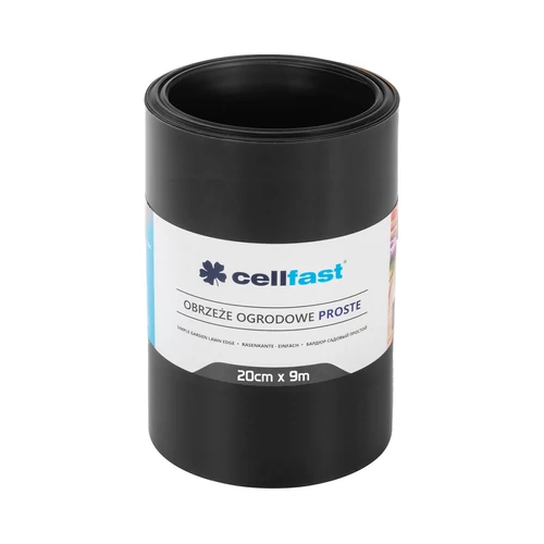 Cellfast Ágyásszegély 20cm x 9m fekete Cellfast Ágyásszegély 20cm x 9m fekete
