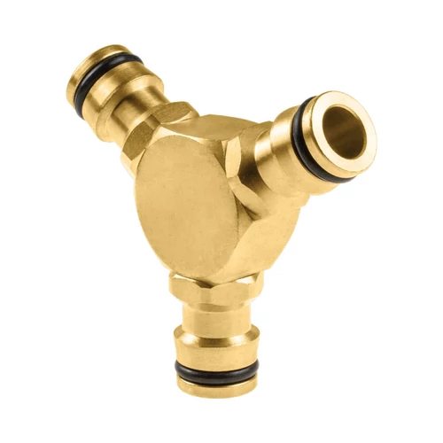 Cellfast Kuplung összekötő 3 utas BRASS