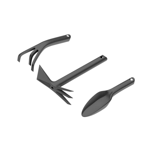 Kerti Kézi szerszám szett fekete 3 darab