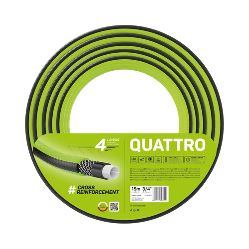Cellfast Locsolótömlő Quattro 3/4" 15m