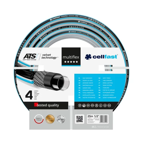 Cellfast Locsolótömlő Multiflex 1/2" 25m