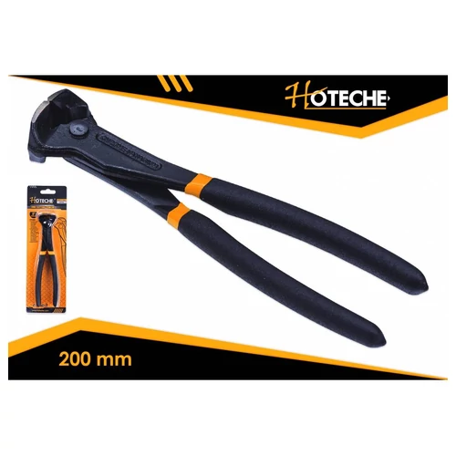 Fogó homlokcsípő 200mm gumírozott nyéllel Cr-V Hoteche