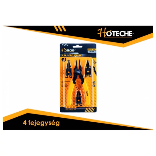 Zégerfogó klt. 4 részes cserélhető fejjel Hoteche