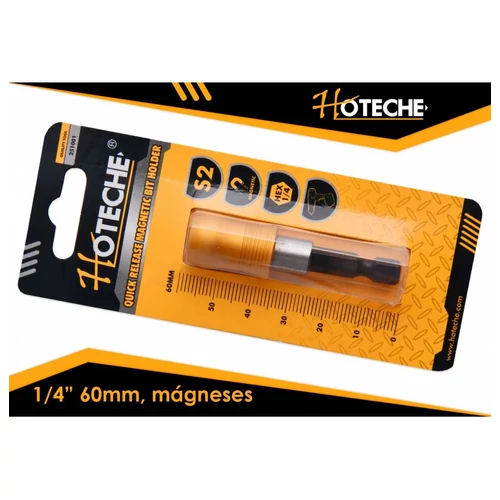 Bithegy befogó szár mágneses 60mm, 1/4" Hoteche
