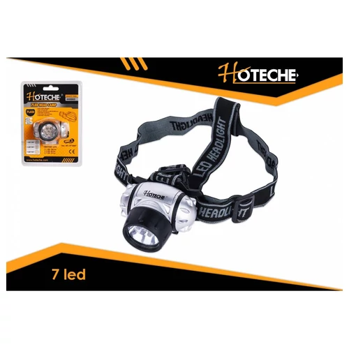 Fejlámpa 7 db fényes Led izzóval, Hoteche