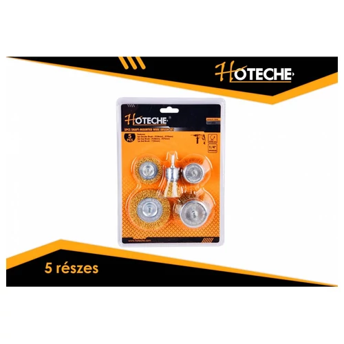 Drótcsiszoló klt. 5 részes Hoteche