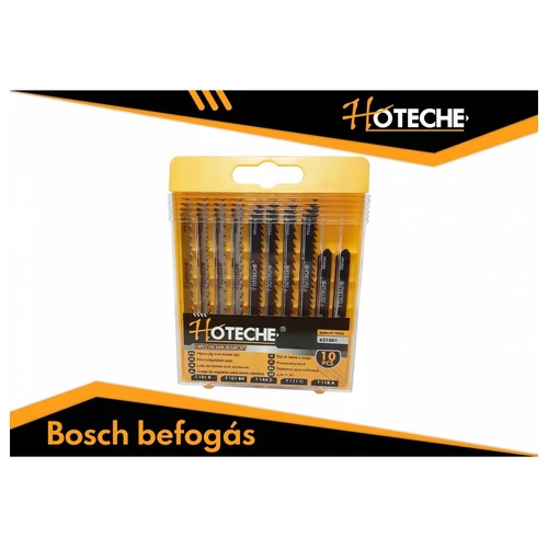 Dekopírlap 10db-os vegyes, műanyag tartóban, Bosch befogás, Hoteche