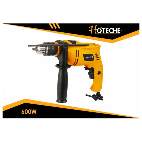Ütvefúrógép 600W, Fordulatszám szab., irányváltó 1-13mm Hoteche