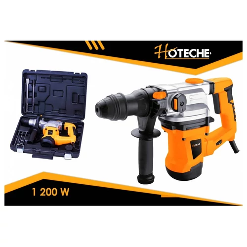 Fúrókalapács 1200W SDS-Plus 3 funkciós, kofferben Hoteche