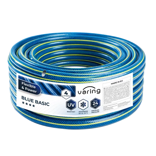 Locsolótömlő VARING BLUE BASIC, 4 rétegű, 3/4", 15m