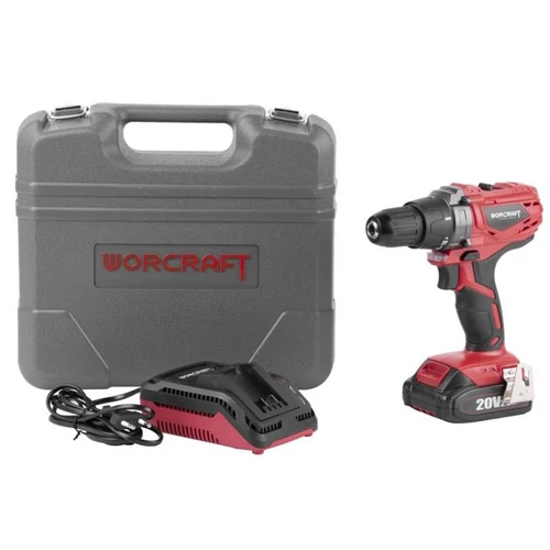 Worcraft CD-S20LiEB akkus csavarozó, 20V, LED