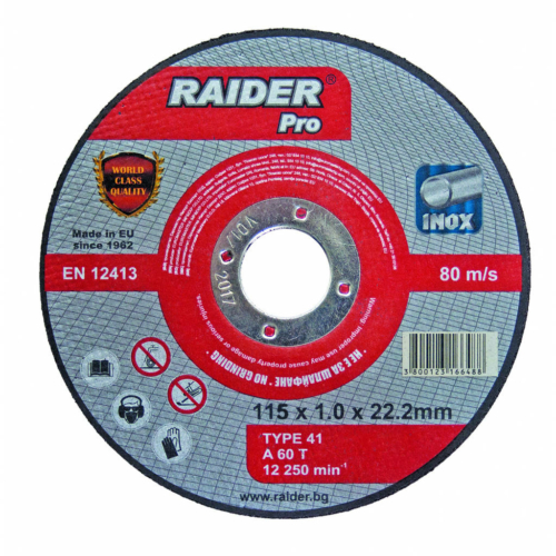 Raider Pro Fémvágó tárcsa 115x3x22,2mm