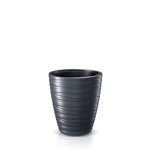 Prosperplast Virágkaspó Maze 523x475mm antracit