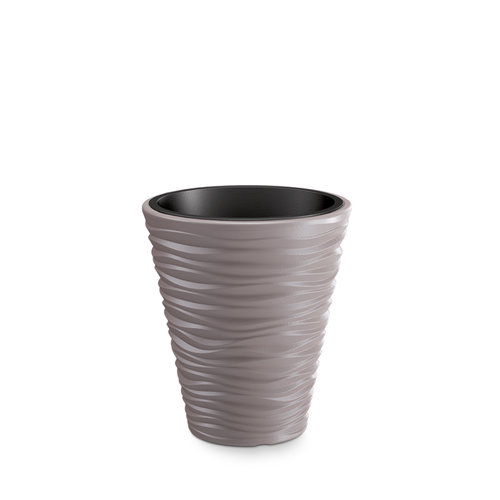 Prosperplast Virágkaspó Sand 385x345mm mokka