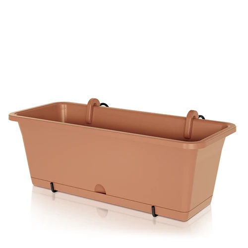 Prosperplast Balkonláda Camelia akasztóval 508x188mm terrakotta