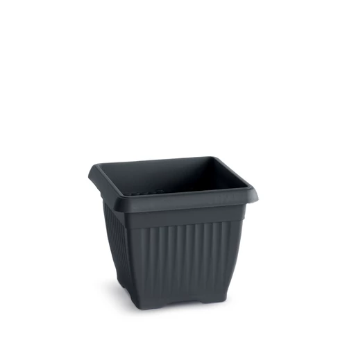 Virágcserép TERRA 370x370x300m antracit