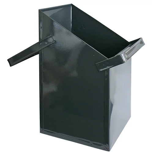 Szenes láda, lakkozott, fekete