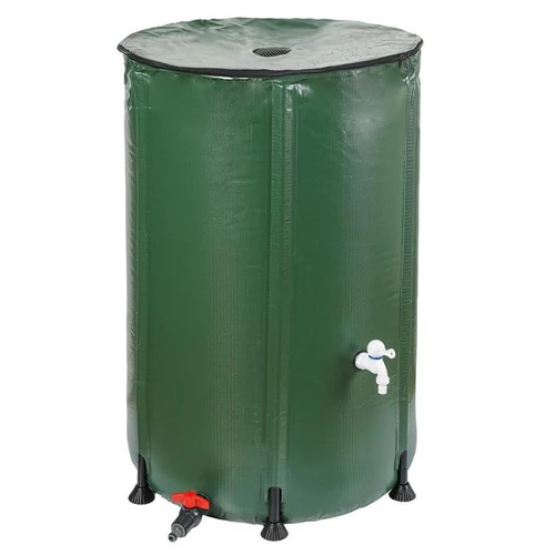 Esővíz gyűjtő tartály, CRB38, 380 liter, összehajtható, csapos